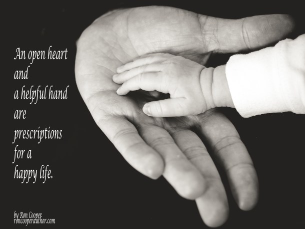 An open hand and a helpful heart