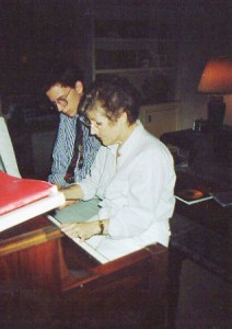 Fran and Jake at the piano